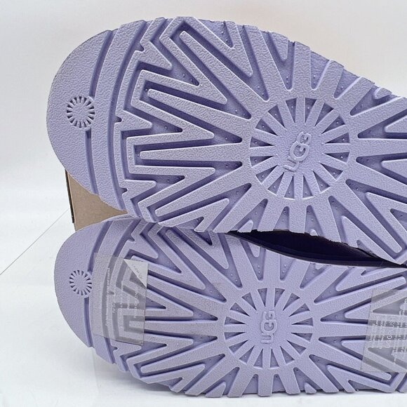 UGG Disquette Genuine Shearling Platform Fur Slide Slipper Sage Blossom Wms US 7 - Picture 12 of 13